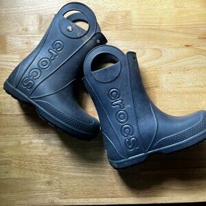 Crocs Rain Boots Size 3